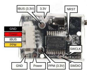 Flysky receivers RSSI mod – alternative firmware