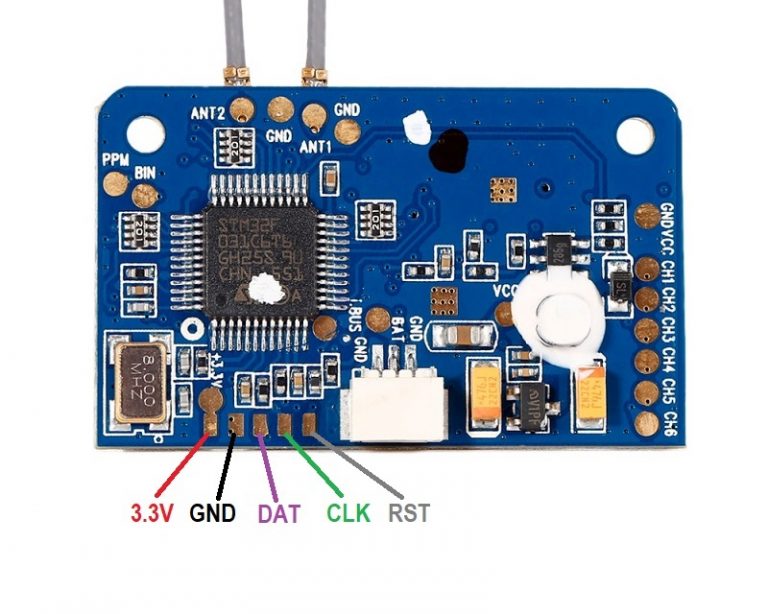 Flysky receivers RSSI mod – alternative firmware